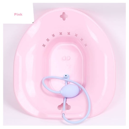 Sitz Bath Bowl For Post Partum Treatment - Pink