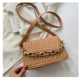 Woman Fashion Hand Bag- Brown