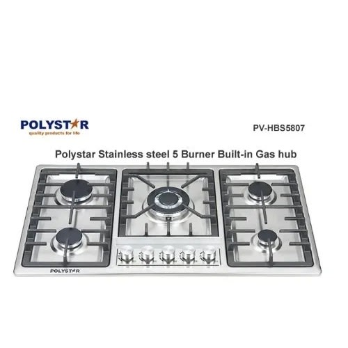 Built In Cabinet Cooker -  Pv-hbs5816 - 90cm - 5 Gas Burners