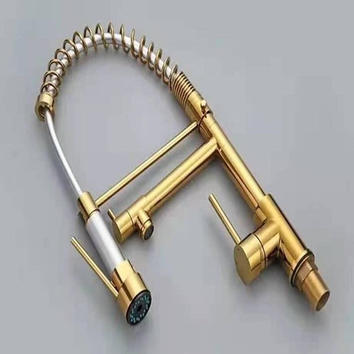 Kitchen Mixer Tap - Handspray - Stainless Steel