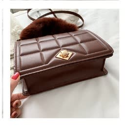 Ladies Crossbody Hand Bag- Br0wn