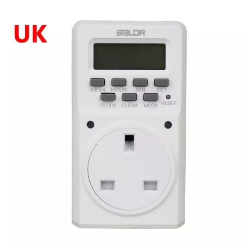 7 Day Digital Programmable Timer Socket