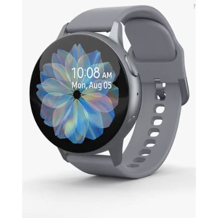 - Galaxy Watch Active2 Smartwatch 44mm Aluminum - Cloud Silver