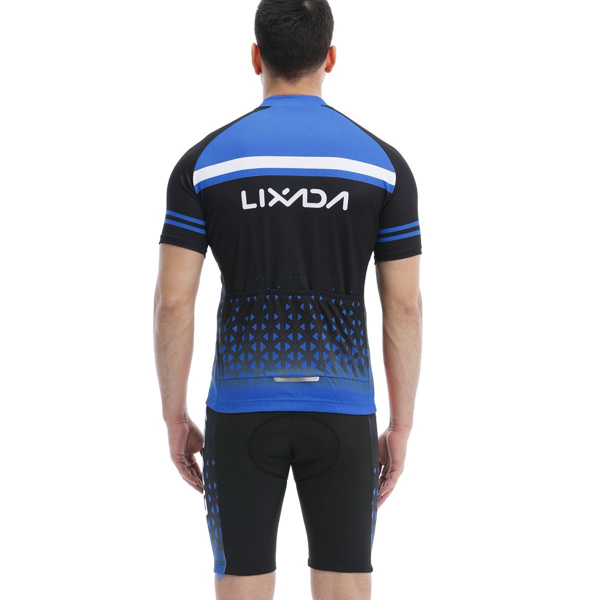 Men Cycling Jersey Set Breathable Quick-Dry Short Sleeve