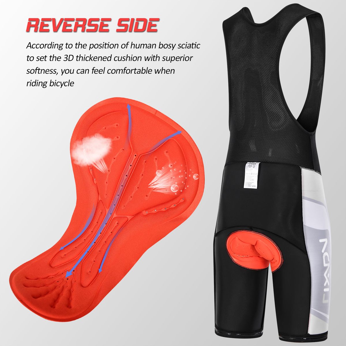 Men's Short Sleeve Cycling Jersey Padded Bib Short
