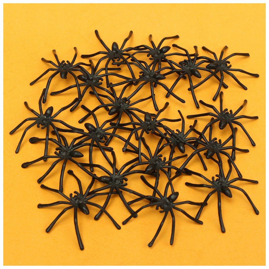 20pc Halloween Fake Spider Joking Toy Party Prop Insects