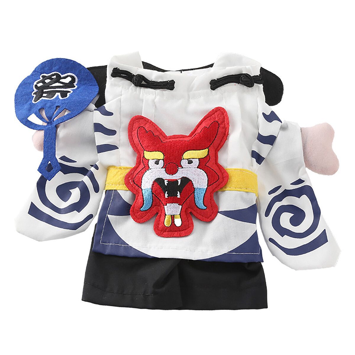 Pet Cosplay Dog Cat Costume Yin Yang Master Model Funny Standing Coat Clothes L