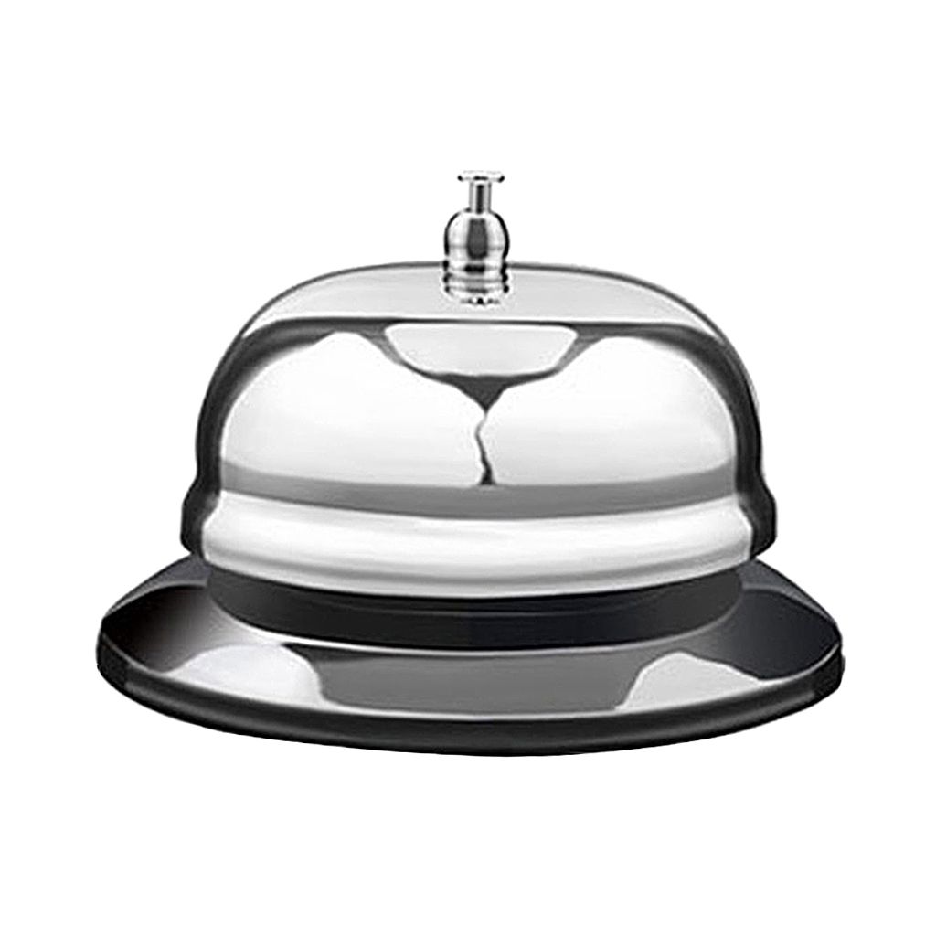 Timbre De Llamada Campana De Servicio De  Clasico De Acero Reloj De