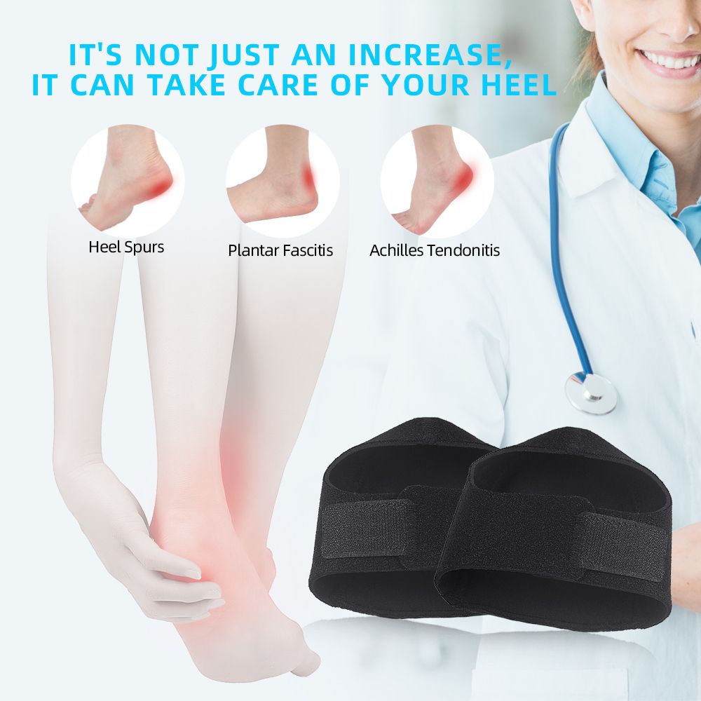 Heel Cups Heel Cushion Pads Relief Pain Plantar Fasciitis
