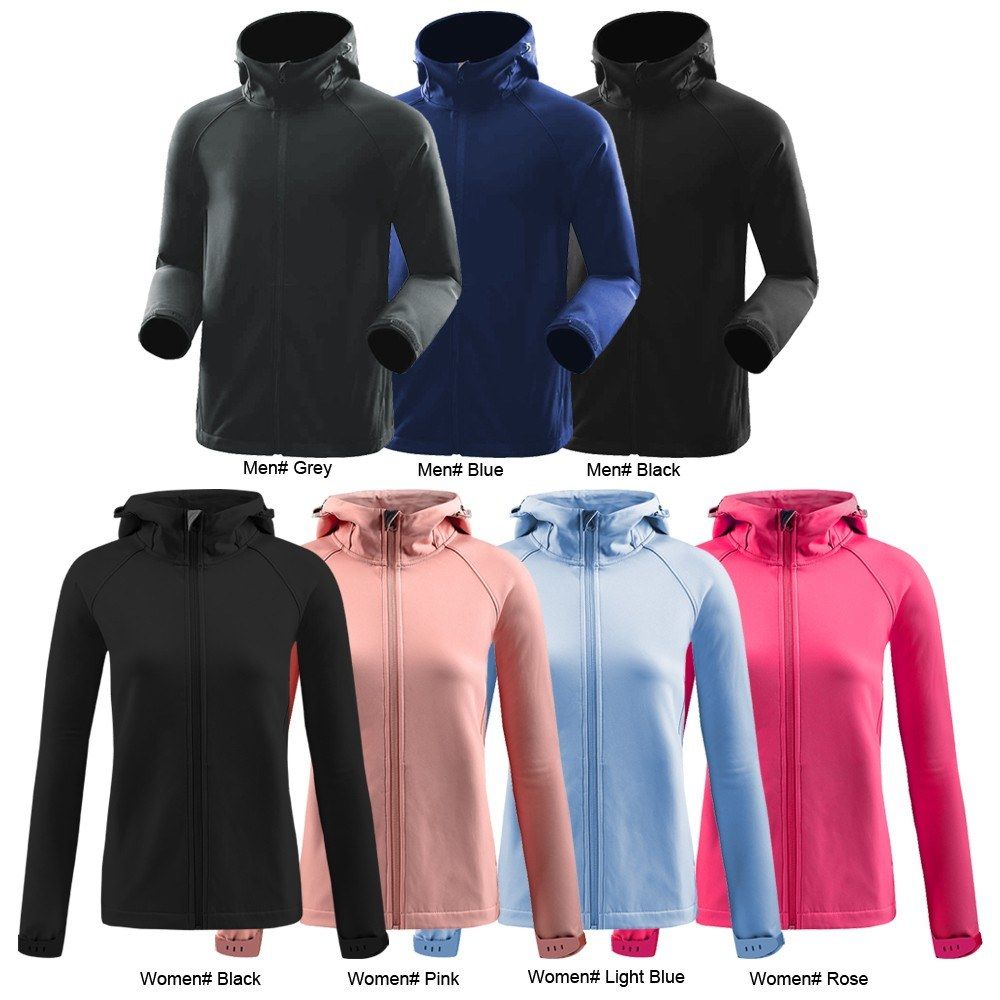 Women Windproof Jacket Warm Antistatic Waterproof Hooded