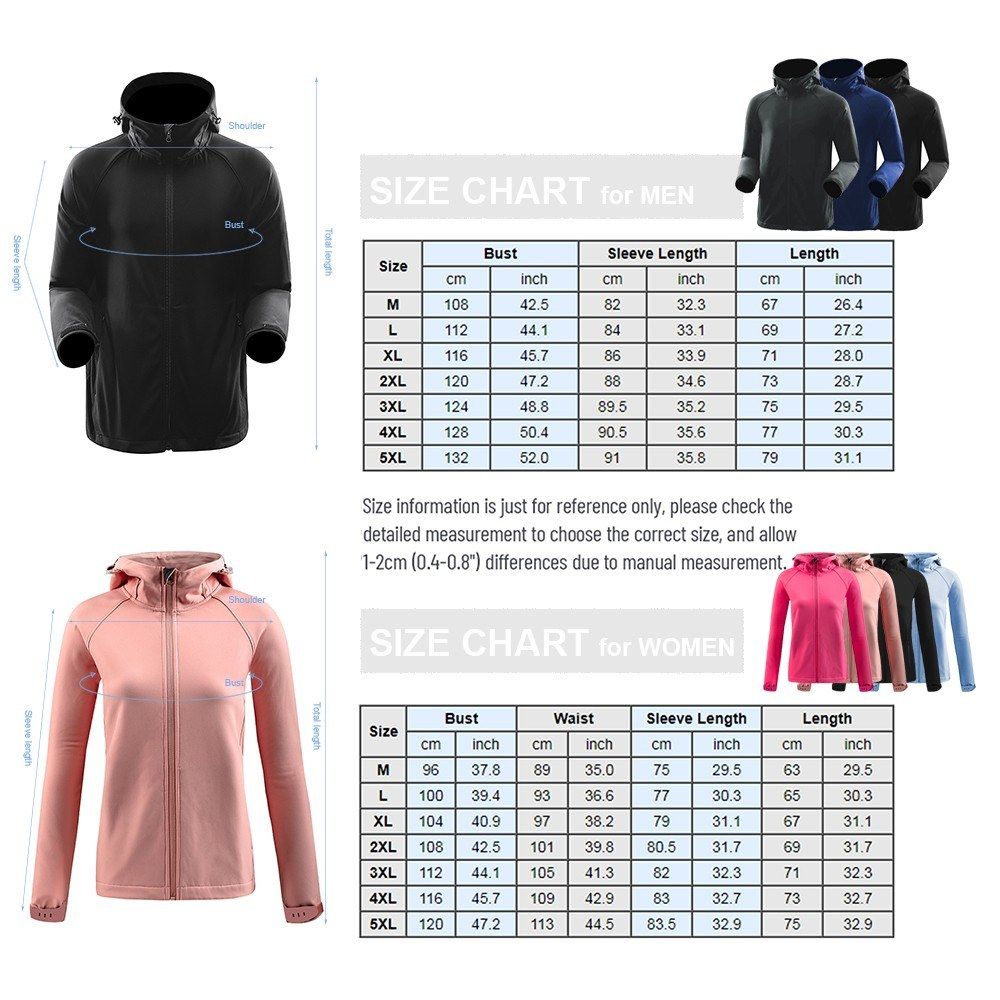 Women Windproof Jacket Warm Antistatic Waterproof Hooded