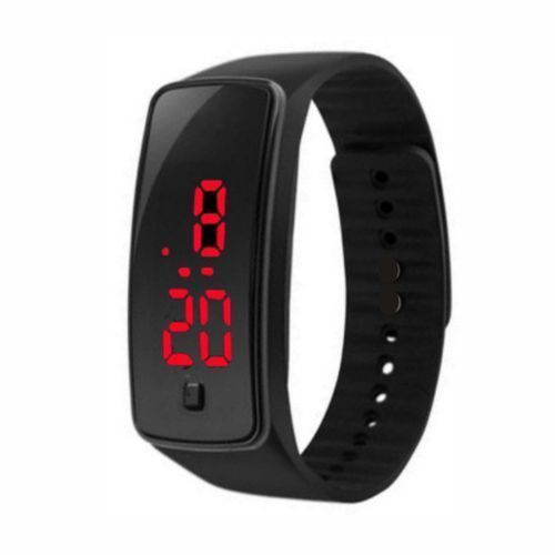 Elegant Stainless Steel Men's Watches + LED Sports Watch