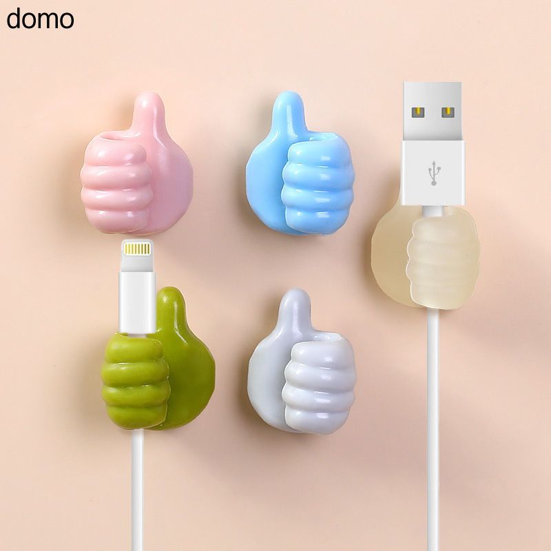 Ins Super Hot Cute Multi-purpose Data Line Kitchen Garden Bedroom Hook (10 Pieces Of Mixed Color)