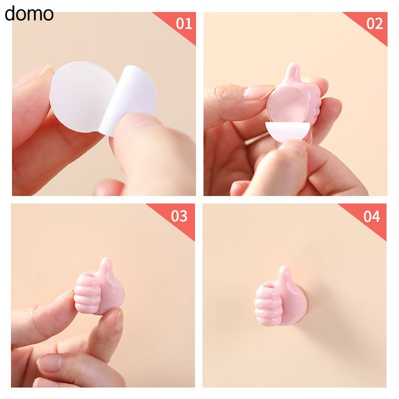 Ins Super Hot Cute Multi-purpose Data Line Kitchen Garden Bedroom Hook (10 Pieces Of Mixed Color)