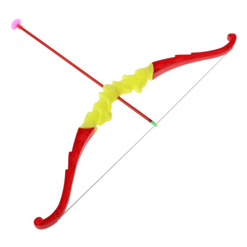 Outdoor Sports Archery Toy Bow With 4Pcs Soft Arrows Kids Toy Game Activity