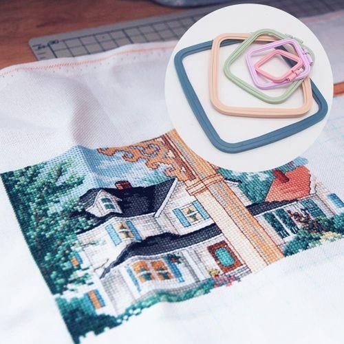 5 Pcs Embroidery Hoop Rectangle Embroidery Frame