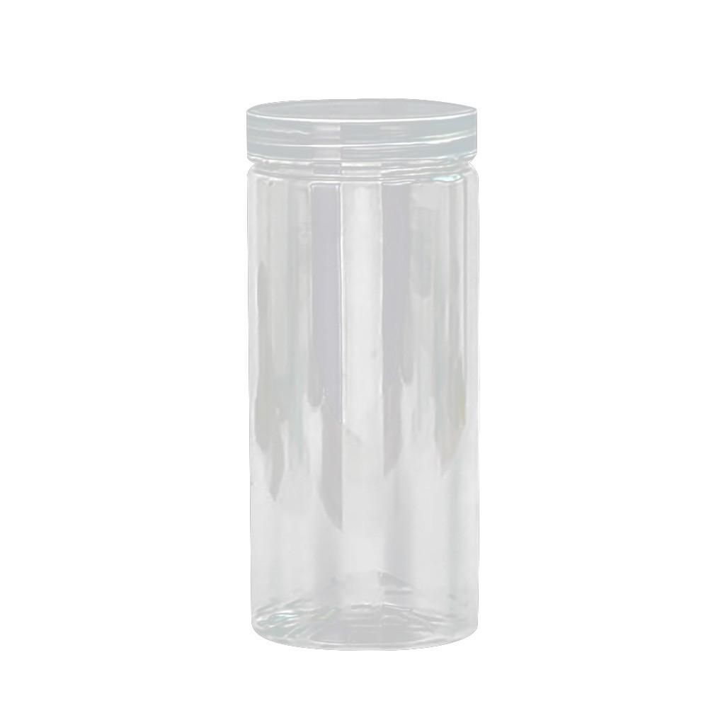 Clear Empty Plastic Container Transparency Cover Kitchen Storage Rangment Food Sealed Can Chili Sauce Tea Honey Bottle
