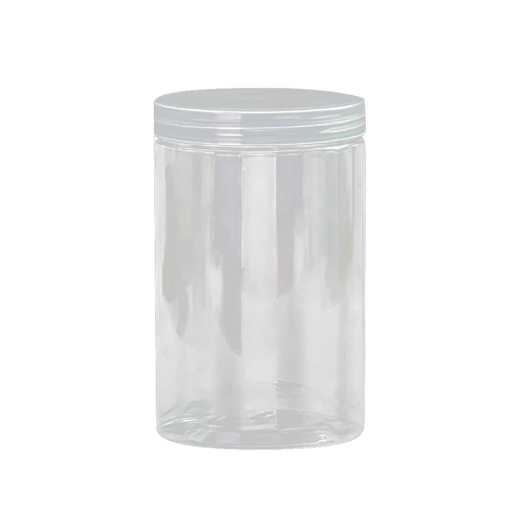 Clear Empty Plastic Container Transparency Cover Kitchen Storage Rangment Food Sealed Can Chili Sauce Tea Honey Bottle
