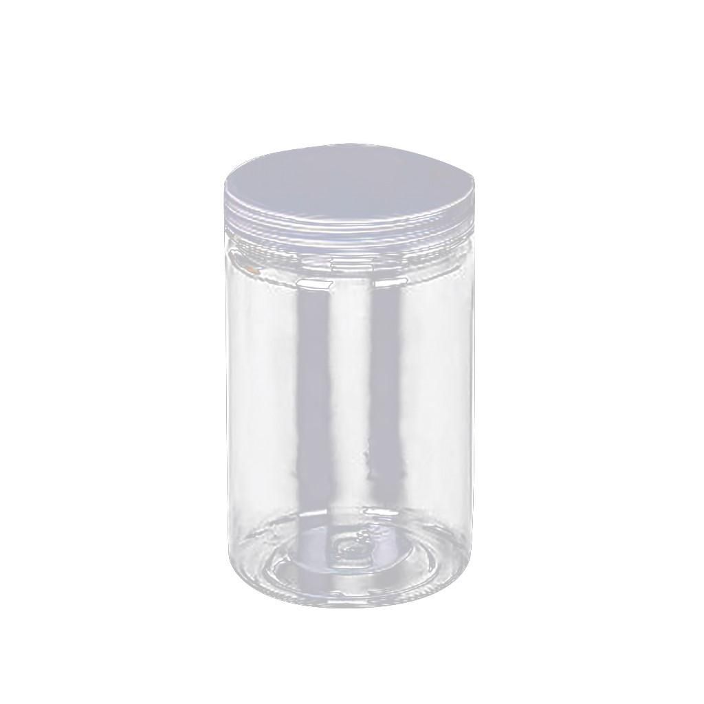 Clear Empty Plastic Container Transparency Cover Kitchen Storage Rangment Food Sealed Can Chili Sauce Tea Honey Bottle