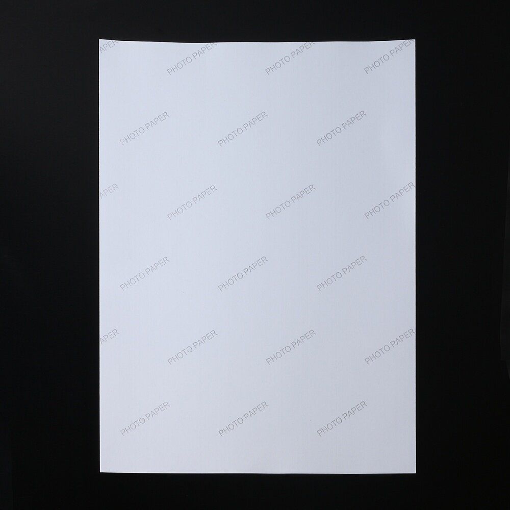 A4 100 Sheets Inkjet Laser Waterproof Sticker Adhesive Glossy Photo Print Paper 115g