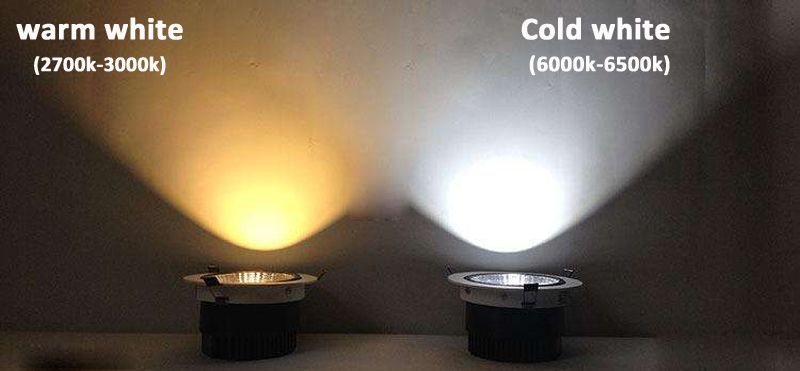 3W 5W 7W 9W 12W COB Dimmable LED Downlight 85-265V Recessed