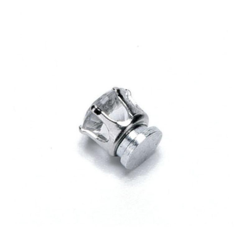 1 Pair Men Women Hot Popular Clip No Piercing Magnet-White
