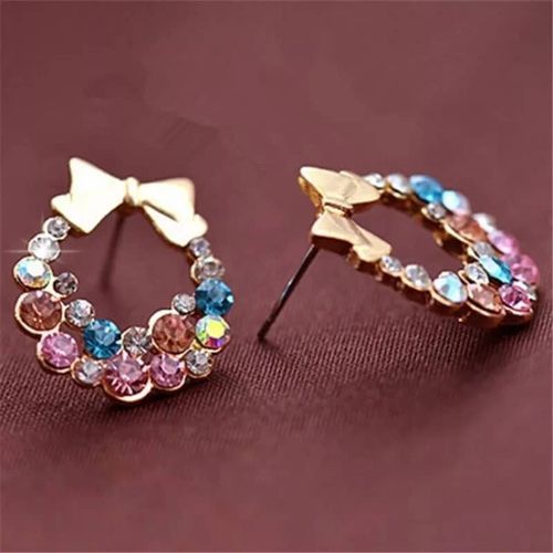 Cute Ladies Fashion Rhinestones Earrings