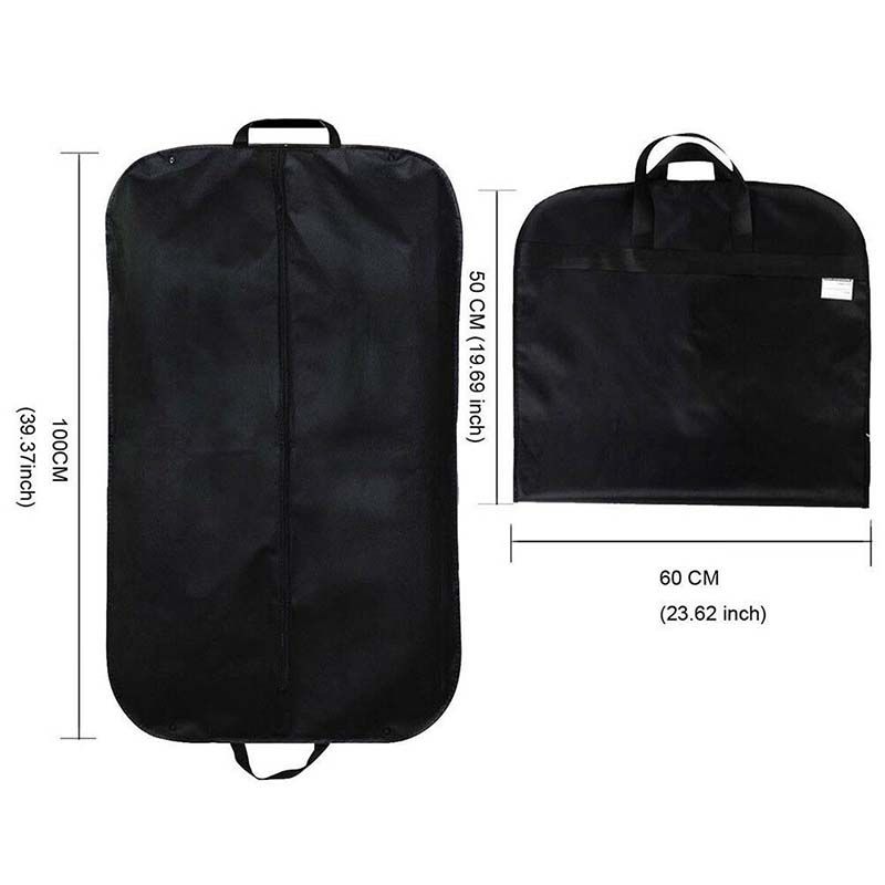 Practical Suit Carrier Garment Bag Dustproof Cover Gusseted