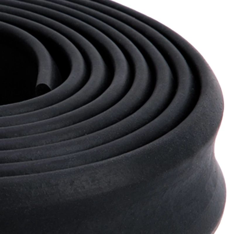 2.5M Car Bumper Lip Stickers Car Front Bumper Lip Rubber Car Bumper Protectors Exterior Mouldings Bumper Lip Strip 65mm Width