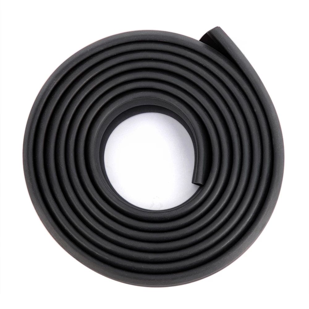 2.5M Car Bumper Lip Stickers Car Front Bumper Lip Rubber Car Bumper Protectors Exterior Mouldings Bumper Lip Strip 65mm Width