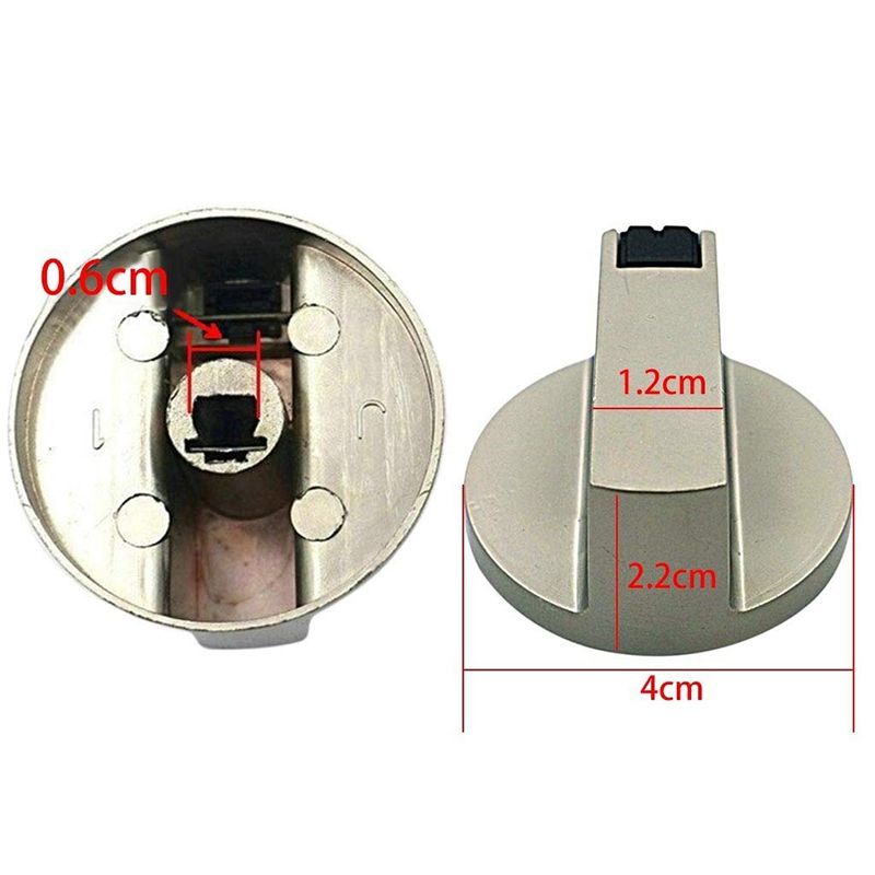 Stove Handle, 6mm Zinc Alloy Control Knob Oven Switch