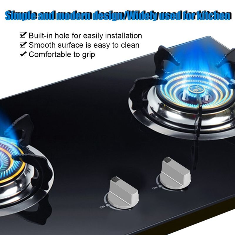 Stove Handle, 6mm Zinc Alloy Control Knob Oven Switch