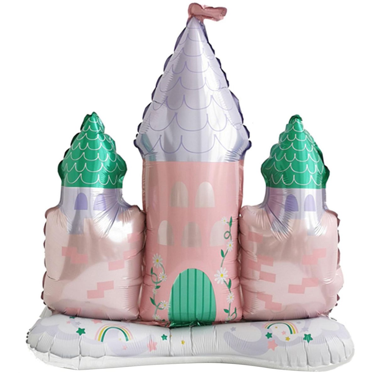 Birthday Party Balloon Dreamy Castle Shape Baby Shower Balloon Pink