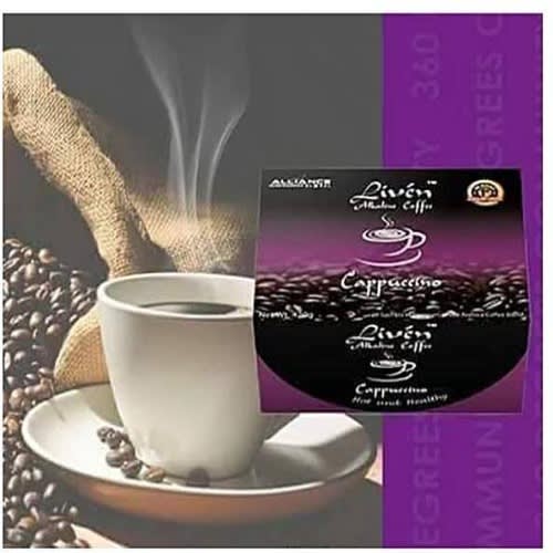 Liven Alkaline Coffee Cappuccino - 20 Sachets