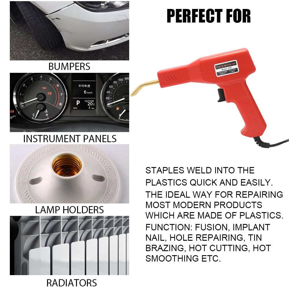 Handy Plastics Weld Garage Tools Staplers Machine Staple PVC Repairing Machine Car Bumper Repairing Stapler Welding Tool