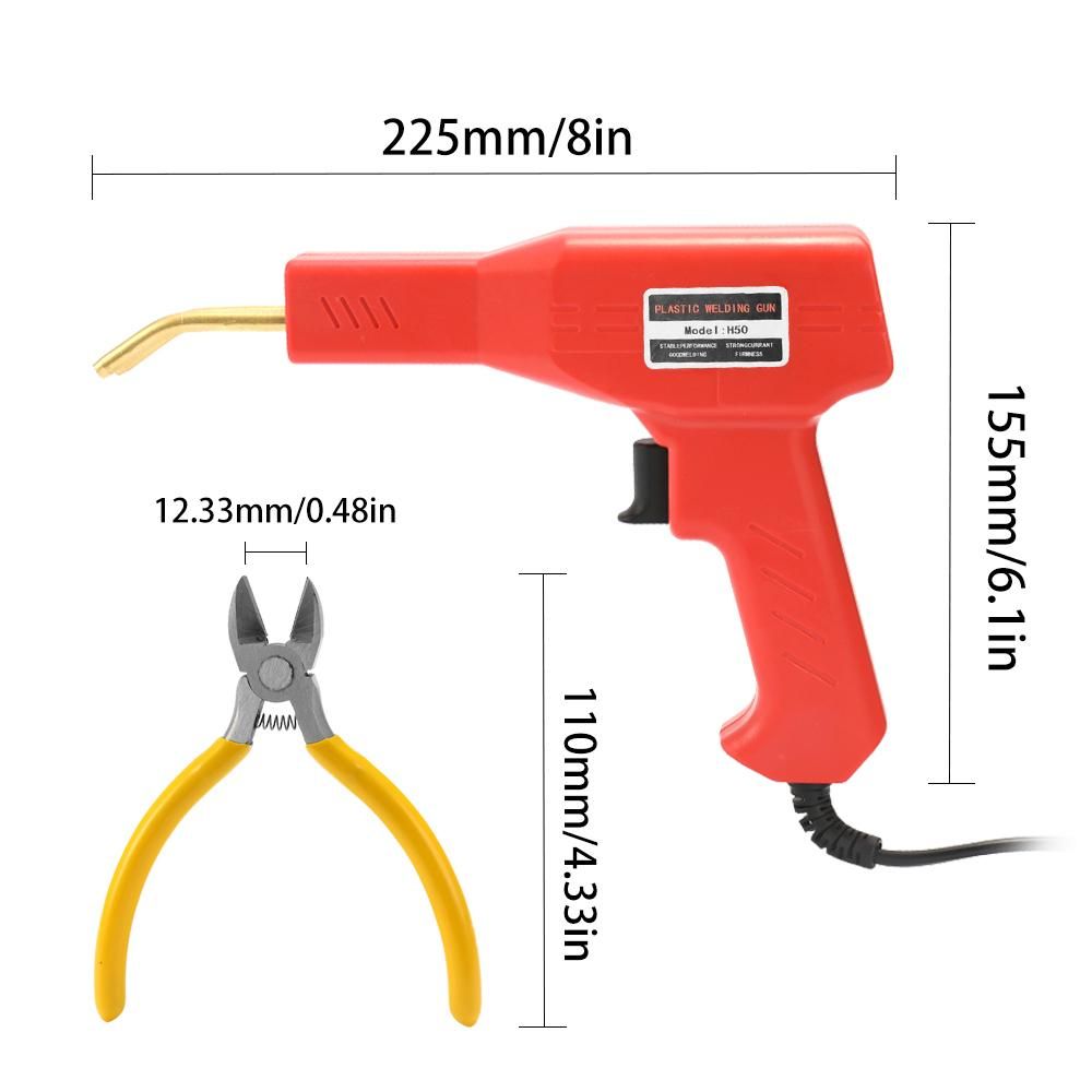 Handy Plastics Weld Garage Tools Staplers Machine Staple PVC Repairing Machine Car Bumper Repairing Stapler Welding Tool