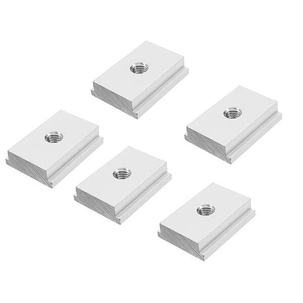 5Pcs M6/ M8 T Slot Nut T-Track Sliding Nut For Woodworking