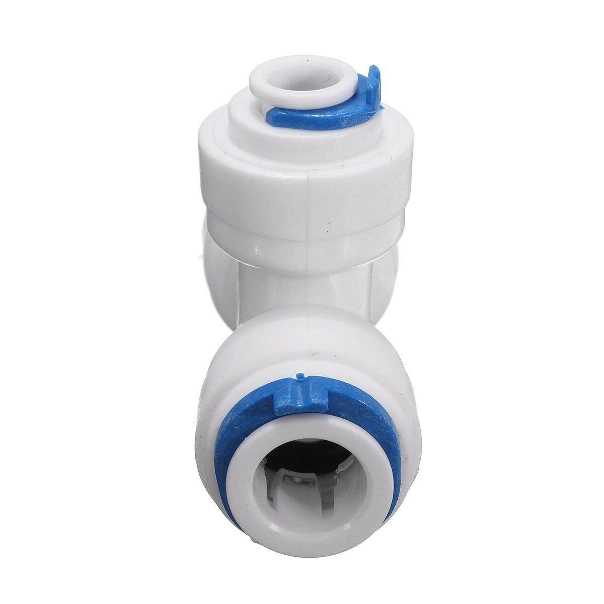 3/8"+3/8"+1/4" 3-way Tee Tube Rapide Connecteur Pr RO Inverse Osmose Filtre Eau