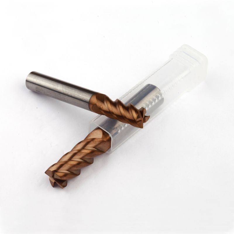 Blade Diameter 4mm Overall Length 50mm 4 Flutes Sharp Corner End Mill Carbide Cutter CNC Milling Tool