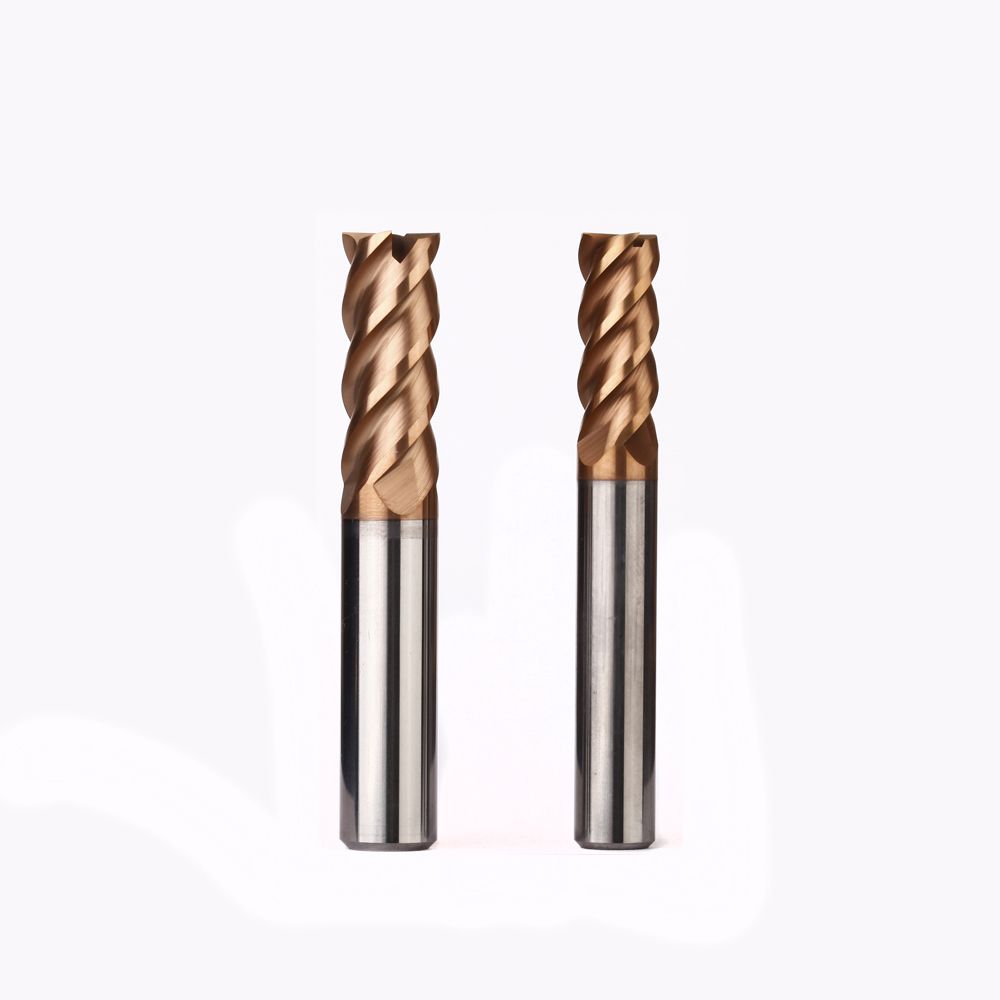 4 Flutes Sharp Corner End Mill Carbide Cutter CNC Milling Tool 1mm HRC68 CNC Lathe Machine Tool