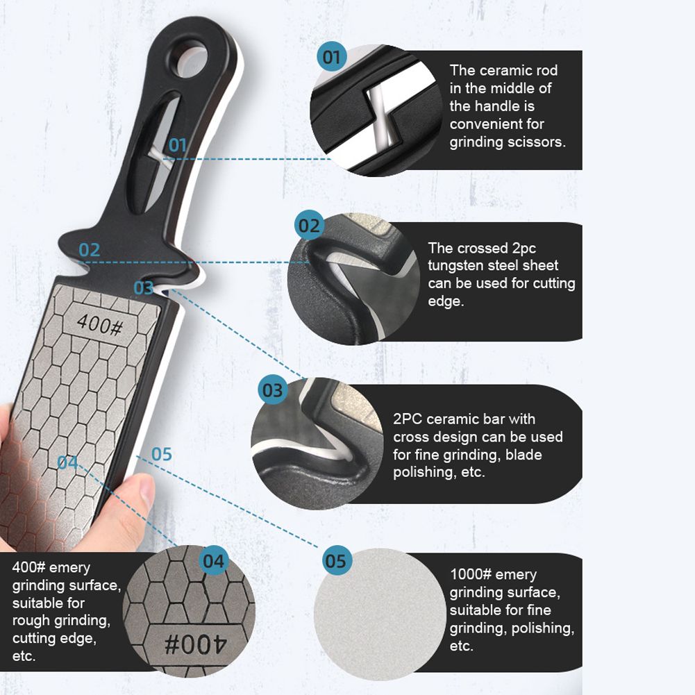 400# 1000# 5 Ways Double-sided Portable Multi-function