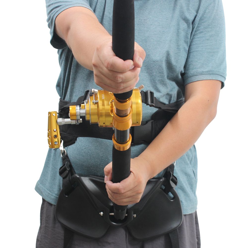 Adjustable Fishing Fighting Belt Fishing Rod Holder Offshore