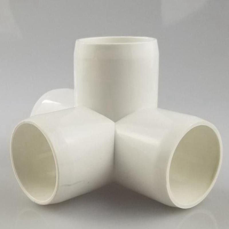 4Way 1/2 in Tee PVC Fitting Elbow - Build Heavy Duty PVC