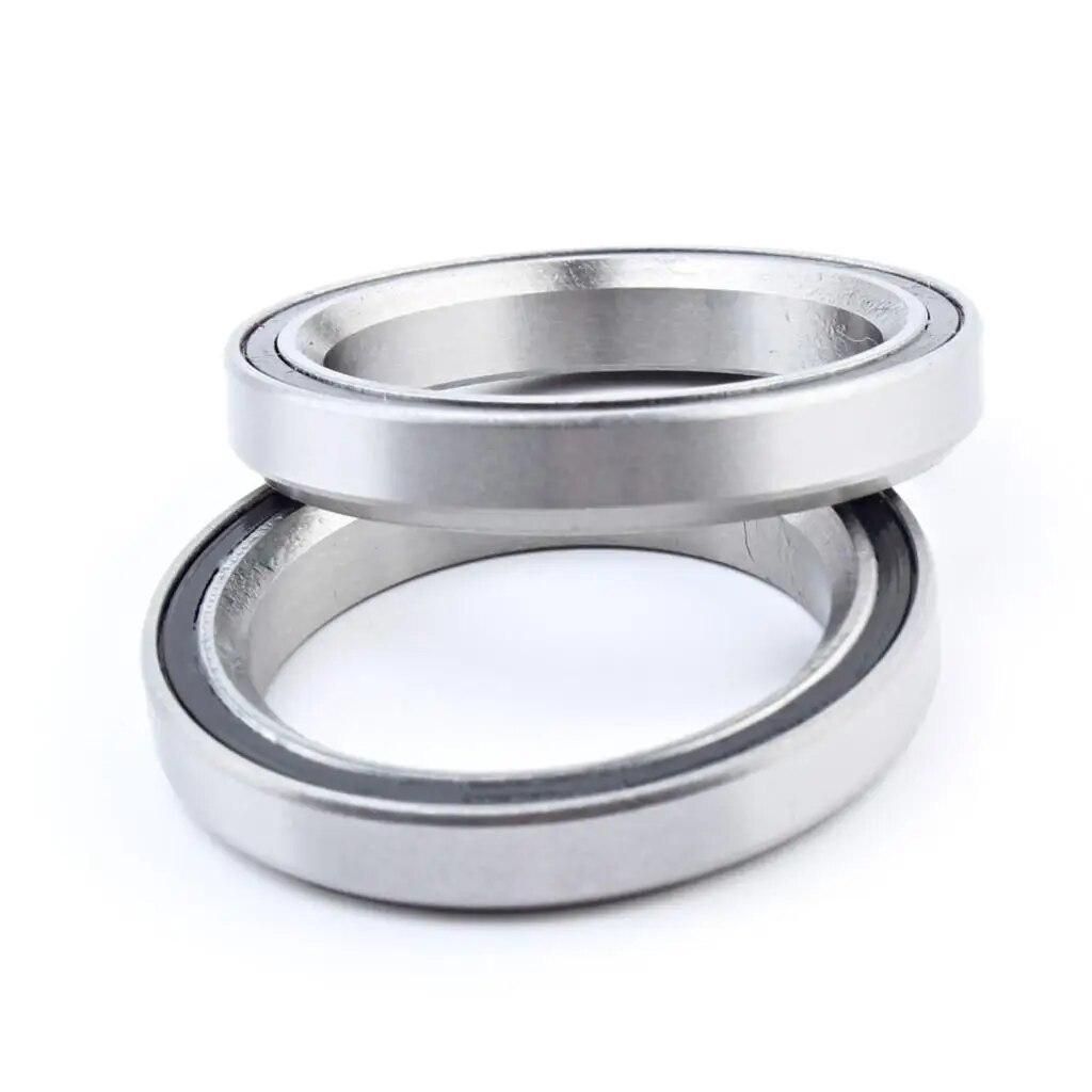 2Pcs Steel Bicycle Headset Bearings Replacement for 44mm Bike Headset Bearing Parts