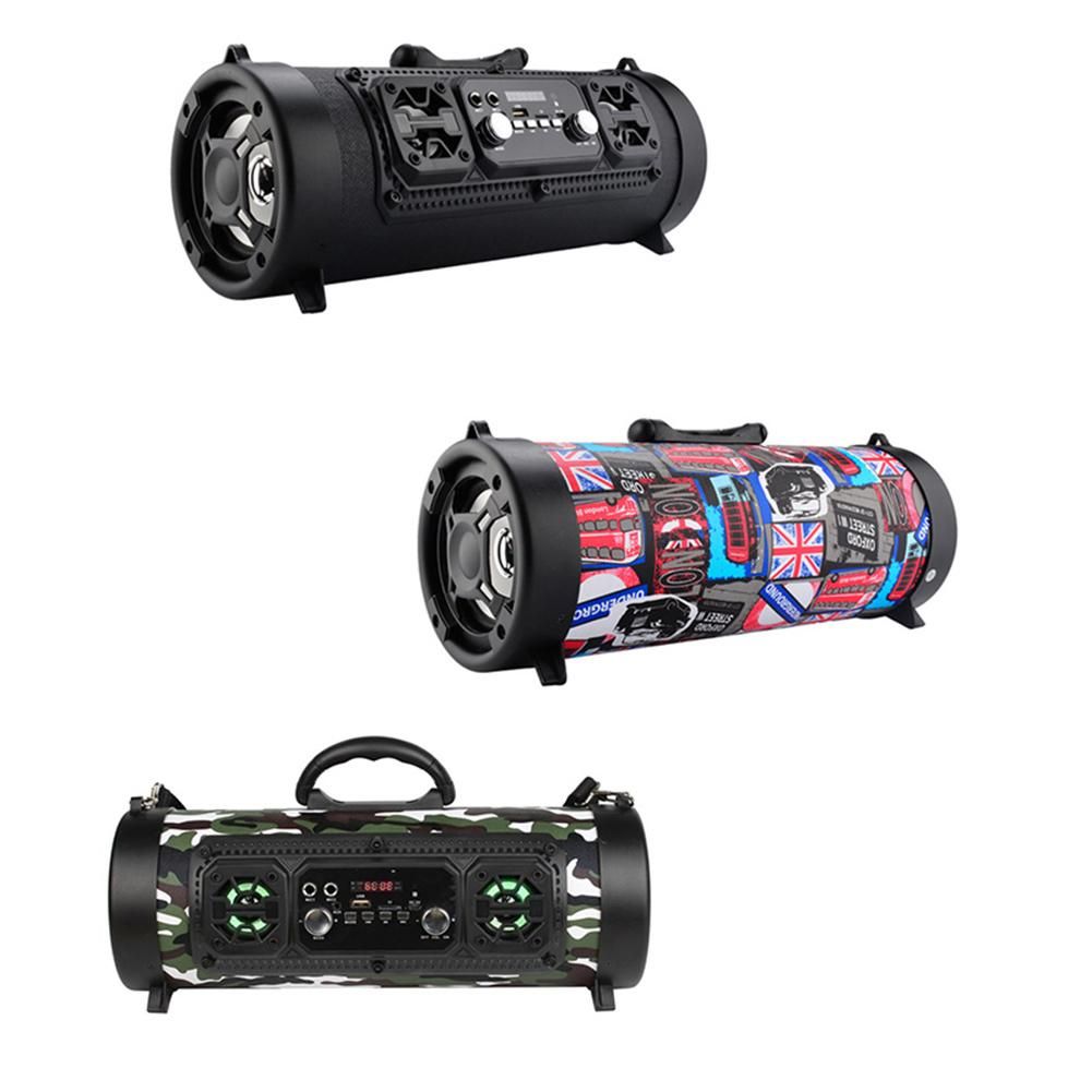 Outdoor Portable Wireless Bluetooth-compatible Speaker-Black