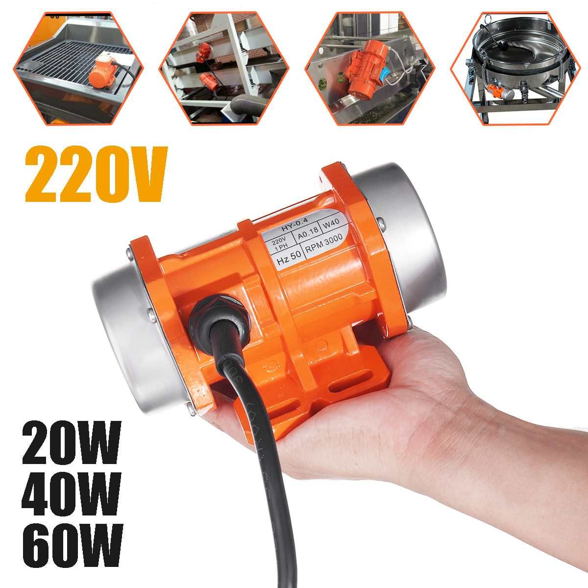 3000rpm 220V Concrete Vibrator Motor Single Phase Aluminum Alloy For Feeding Machine, Screte