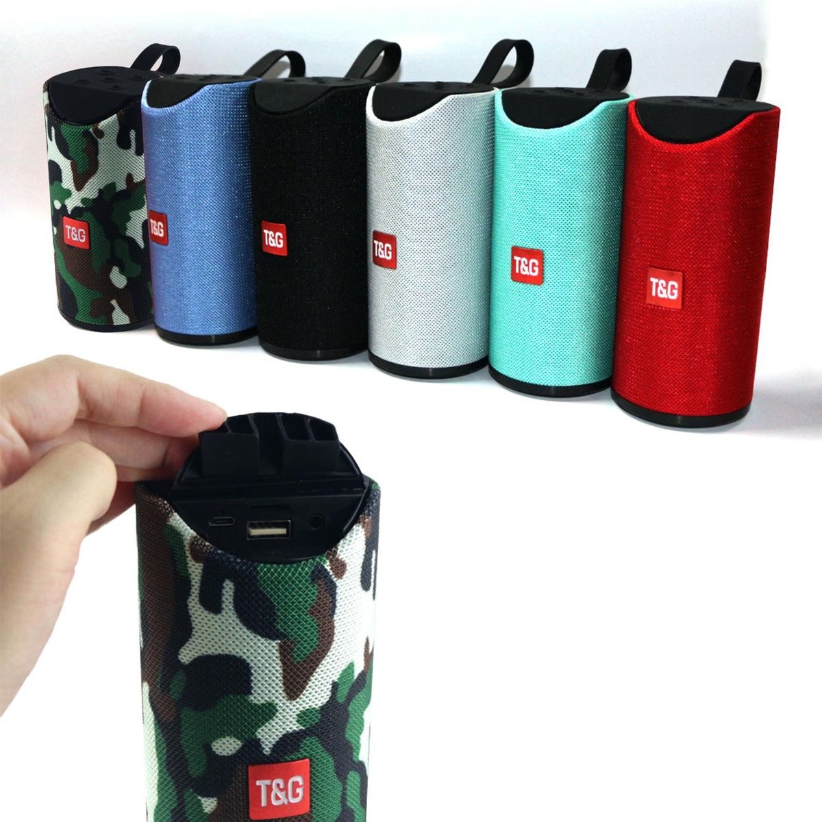 TG113 Outdoor Portable Column Wireless-Black