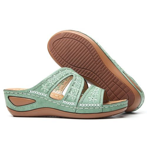 Women Platform Sandals(green)