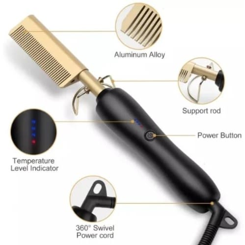 Electric Hot Hair Straightening Comb - 42W