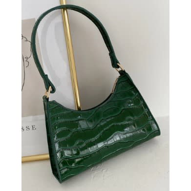 Patent Leather Bag - Green